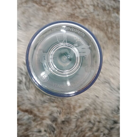 Tervis 24 Oz Clear Tumbler W/ Green Lid & Embroidered Sea Turtle Design - Picture 5 of 7